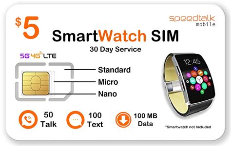 speedtalk mobile smart watch sim card|Smart Watch SIM Card .